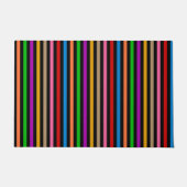 Farbenfrohe Regenbogenstreifen Linien Design - Sch Fußmatte (Vorderseite)