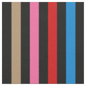 Farbenfrohe Regenbogenstreifen Linien Design - Sch Stoff (Nahaufnahme)