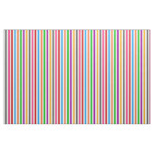 Farbenfrohe Regenbogenstreifen-Linien-Design - Wei Stoff (Yard (91,4 cm))