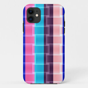 Farbenfrohe Regenbogenstreifen, modernes Design 2 iPhone 11 Hülle