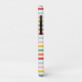 farbenfrohe Regenbogenstreifen Uni Case-Mate iPhone Hülle (Hinten/Links)