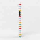 farbenfrohe Regenbogenstreifen Uni Case-Mate iPhone Hülle (Hinten/Rechts)