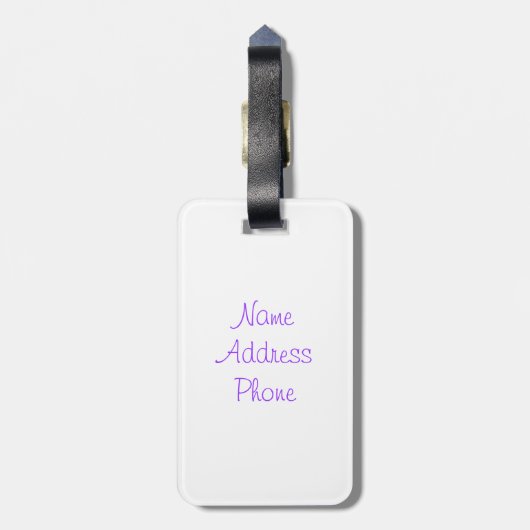 Farbenfrohe RegenbogenSun Gepäckanhänger (Rückseite vertikal)