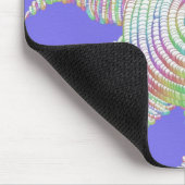 Farbenfrohe RegenbogenSun Mousepad (Ecke)