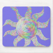 Farbenfrohe RegenbogenSun Mousepad (Vorne)