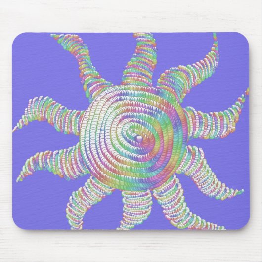 Farbenfrohe RegenbogenSun Mousepad (Vorne)
