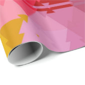 Farbenfrohe Regenbogentribal Geschenkpapier (Rolleneckpunkt)