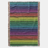 Farbenfrohe Regenbogenverzierung Decke (Vorderseite Vertikal)