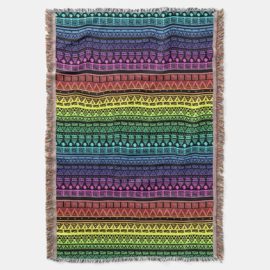 Farbenfrohe Regenbogenverzierung Decke (Vorderseite Vertikal)