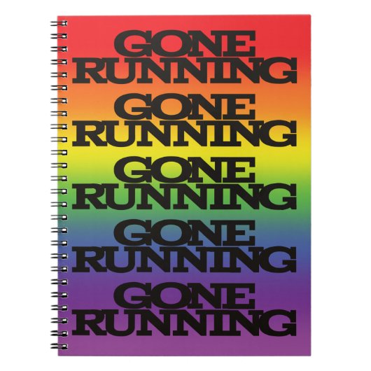 Farbenfrohe Regenbogenwirkung Hintergrundspiel Notizblock (Vorderseite)