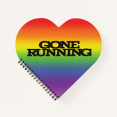 Farbenfrohe Regenbogenwirkung Hintergrundspiel Notizblock (Vorderseite)