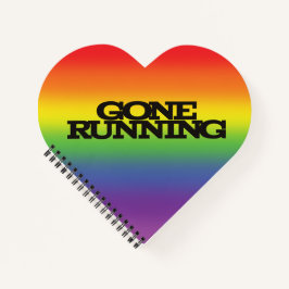 Farbenfrohe Regenbogenwirkung Hintergrundspiel Notizblock