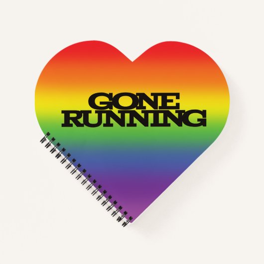 Farbenfrohe Regenbogenwirkung Hintergrundspiel Notizblock (Vorderseite)