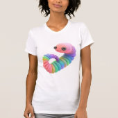 Farbenfrohe Regenbogenwurmmuster - Fun Women's T-Shirt (Vorderseite)