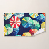 Farbenfrohe Regenschirme Badhandtuch Set (Handtuch)