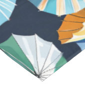 Farbenfrohe Regenschirme Tischdecke (Schrägansicht)