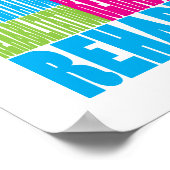 Farbenfrohe Rehabilitation Poster (Ecke)