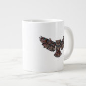 Farbenfrohe Reifenschale Jumbo-Tasse (Vorderseite Rechts)