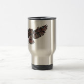 Farbenfrohe Reifenschale Reisebecher (Mittel)