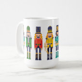 Farbenfrohe Reihe moderner Nutcracker Kaffeetasse (Vorderseite Links)