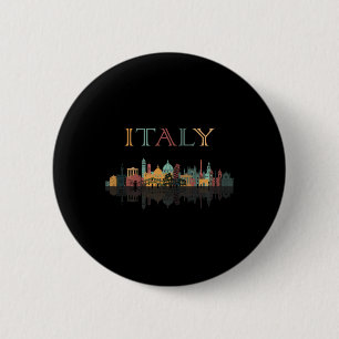 Farbenfrohe Reisen durch Italien Familie Shirt Eur Button