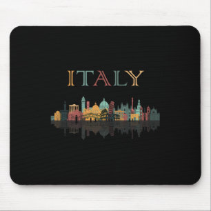 Farbenfrohe Reisen durch Italien Familie Shirt Eur Mousepad
