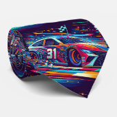 Farbenfrohe Rennstrecke 2 Krawatte (Gerollt)