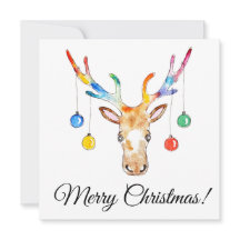 Farbenfrohe Rentiere