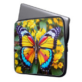 Farbenfrohe Restbutterfly-Illustration Laptopschutzhülle (Vorderseite Links)