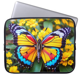 Farbenfrohe Restbutterfly-Illustration Laptopschutzhülle