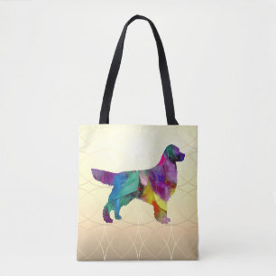 Farbenfrohe Retriever Tasche