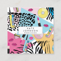 Farbenfrohe Retro 1990er Jahre QR Code Social Medi