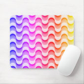 Farbenfrohe Retro-50 Abstrakt Mousepad (Mit Mouse)