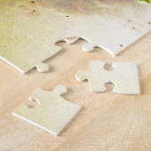 Farbenfrohe Retro Abstrakte Mohnwasserfarbe Puzzle (Seite)