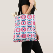 Farbenfrohe Retro Apple Nahtloses Muster Tasche (Von Nahem)