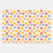 Farbenfrohe Retro ästhetische Lächelwand Geschenkpapier Set (Vorderseite 2)