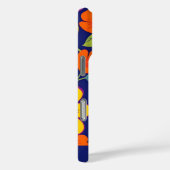 Farbenfrohe Retro-Blume im Dopaminstil Case-Mate iPhone Hülle (Rückseite / Rechts)