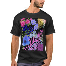 Farbenfrohe Retro-Blumenfutter, Bontanic Folies