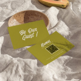 Farbenfrohe Retro Bright QR Code Moderne Hochzeit RSVP Karte