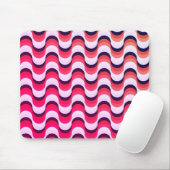 Farbenfrohe Retro Fifties Abstrakt #2 Mousepad (Mit Mouse)