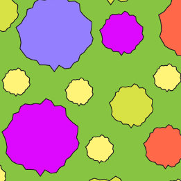 Farbenfrohe Retro funky geometrische polka Punkt T Tragetasche