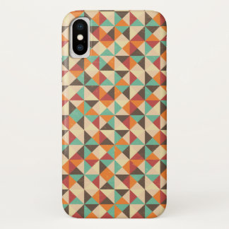 Farbenfrohe Retro Grunge Squares Muster Case-Mate iPhone Hülle