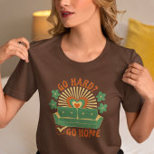 Farbenfrohe Retro Introvertierte Antisocial go har T-Shirt