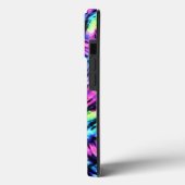 Farbenfrohe Retro-Krawatte Case-Mate iPhone Hülle (Rückseite / Links)