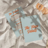 Farbenfrohe Retro Minimaler Spaß Moderne Hochzeite Begleitkarte