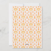 Farbenfrohe Retro Multi-Foto Weihnachten (Rückseite)