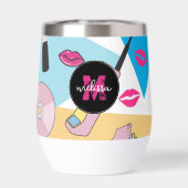 Farbenfrohe Retro-Muster der 1990er Jahre (Rückseite)