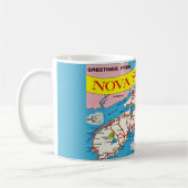 Farbenfrohe Retro Nova Scotia Tasse (Links)