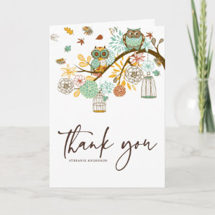 Farbenfrohe Retro Owls Hochzeit im Herbst Danke Ka