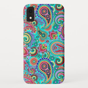 Farbenfrohe Retro Paisley Case-Mate iPhone Hülle